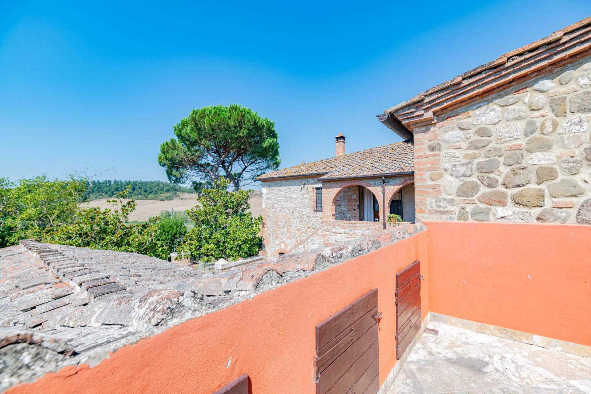 Ferienwohnung Ulivo-Chianti Charming Flat With Private Parking! Asciano Exterior foto