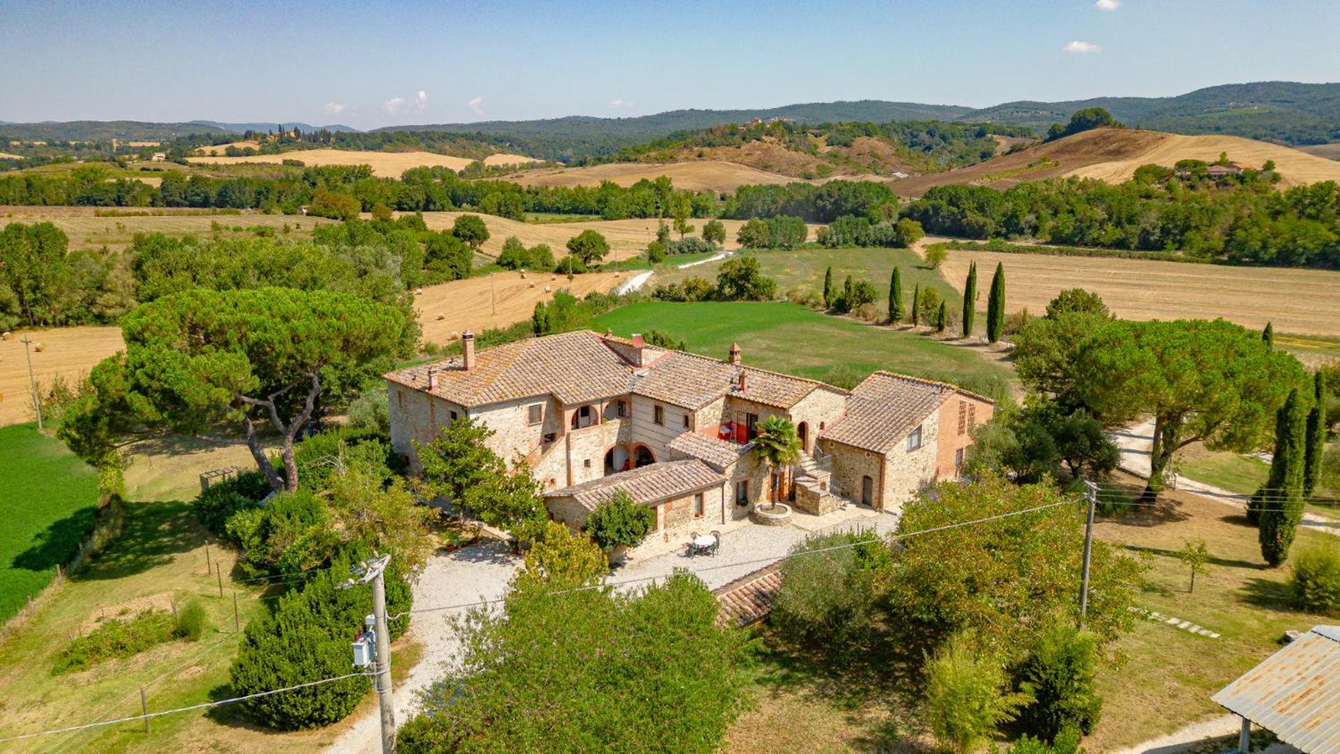 Ferienwohnung Ulivo-Chianti Charming Flat With Private Parking! Asciano Exterior foto