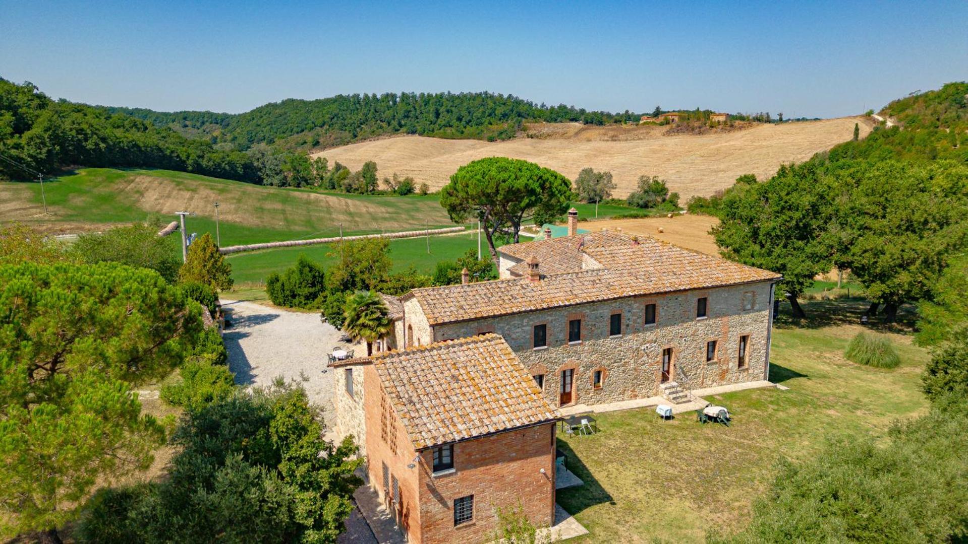 Ferienwohnung Ulivo-Chianti Charming Flat With Private Parking! Asciano Exterior foto